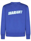 Miky Logo Print Sweatshirt Blue - ISABEL MARANT - BALAAN 2