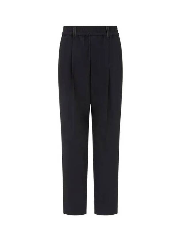 Women's Monili Belt Loop Pants Black - BRUNELLO CUCINELLI - BALAAN 1