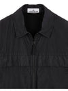 Garment Dyed Crinkle Reps R-NY Jacket Black - STONE ISLAND - BALAAN 4