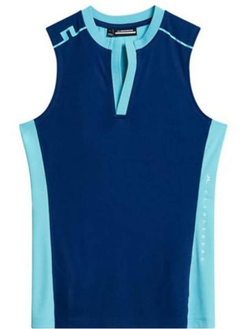 Neah Golf Sleeveless Estate Blue - J.LINDEBERG - BALAAN 1