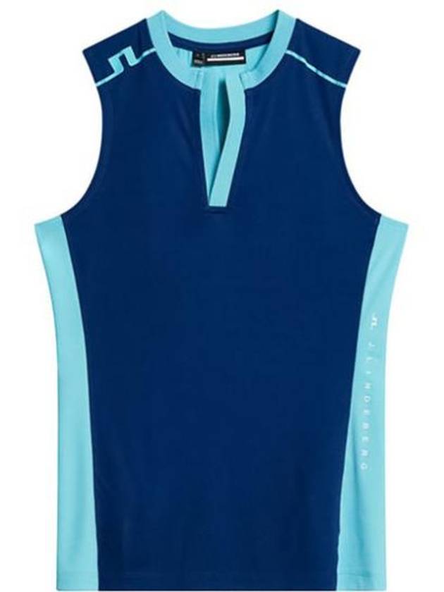 Neah Golf Sleeveless Estate Blue - J.LINDEBERG - BALAAN 2