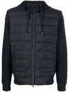 Knit Down Hooded Jacket Navy - HERNO - BALAAN 1