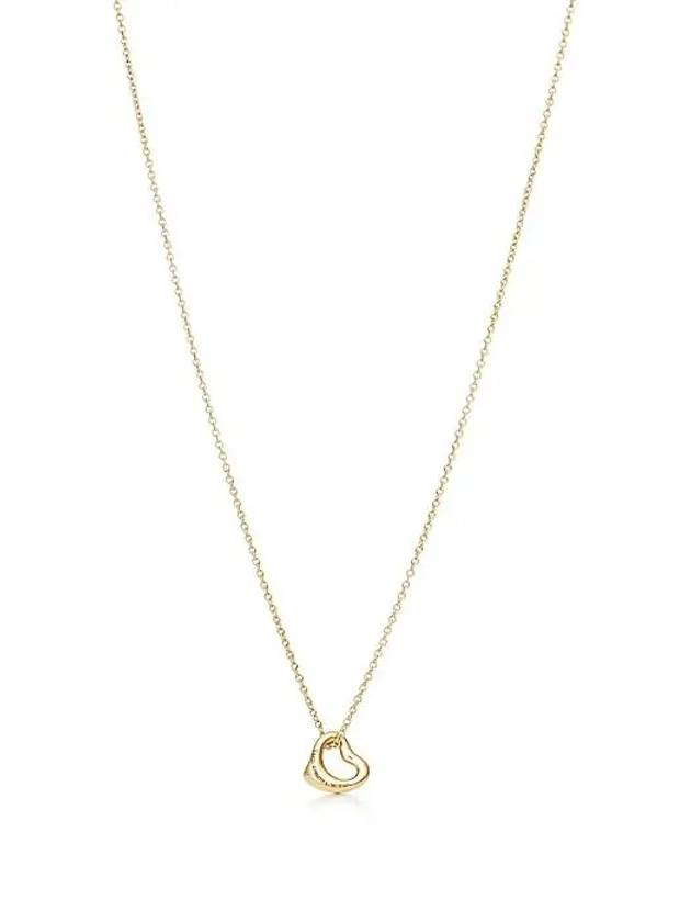 Elsa Peretti open heart pendant yellow gold 7mm 60957401 - TIFFANY & CO. - BALAAN 2