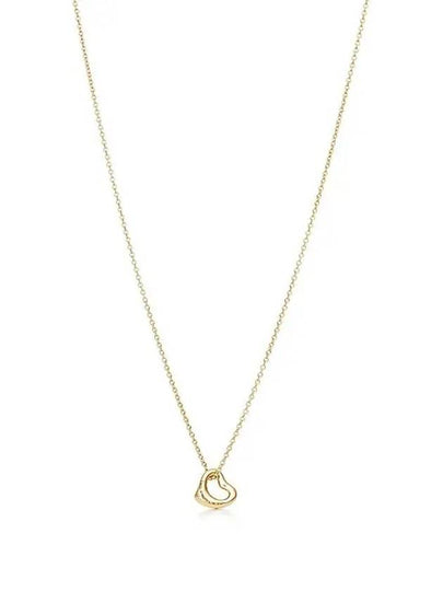 Elsa Peretti open heart pendant yellow gold 7mm 60957401 - TIFFANY & CO. - BALAAN 2