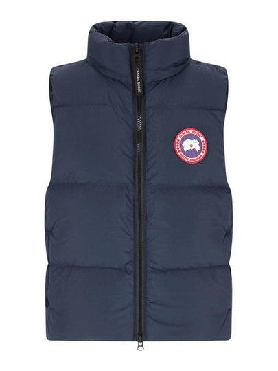 Lawrence Patch Shell Linings Quilted Down Vest Blue - CANADA GOOSE - BALAAN 2