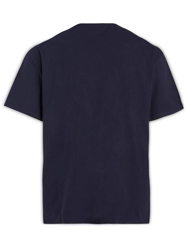 Anchor Patch Cotton Short Sleeve T-Shirt Navy - JW ANDERSON - BALAAN 3