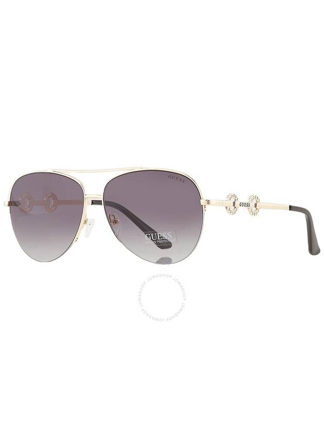 Guess Factory Smoke Gradient Pilot Ladies Sunglasses GF6171 32B 60 - GUESS - BALAAN 3