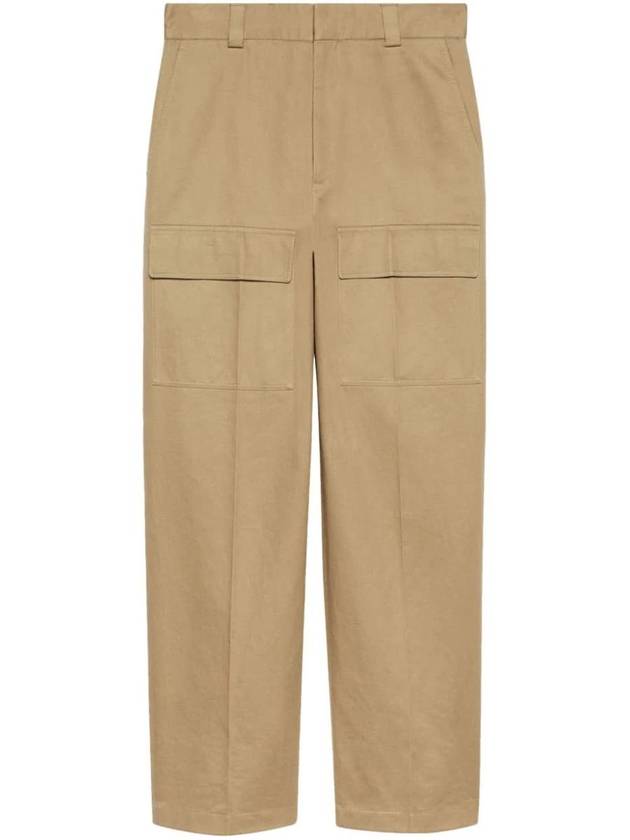 Beige Cotton Trousers 762309ZAPRO9569 B0560992075 - GUCCI - BALAAN 2