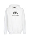 BB Logo Hoodie White - BALENCIAGA - BALAAN 1