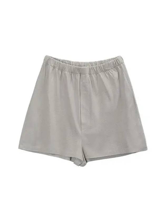 Women's DOMOND Shorts Grayish Brown SHDO WS 000 AB - BASERANGE - BALAAN 1