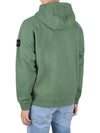 Waffen Patch Cotton Fleece Hoodie Olive - STONE ISLAND - BALAAN 5