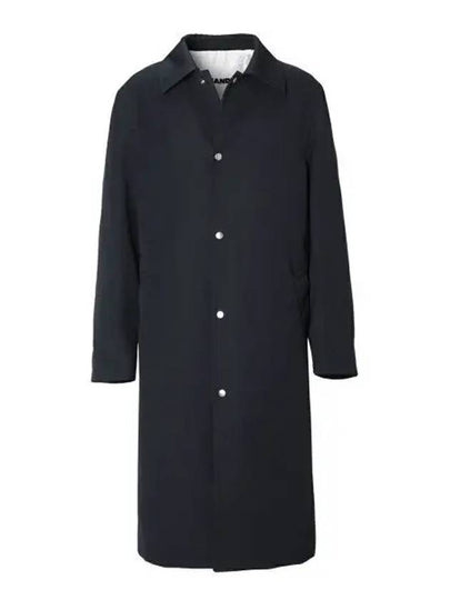 Wardrobe W Sports Wool Trench Coat Navy - JIL SANDER - BALAAN 2