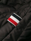 Men's 4 Bar Hooded Padding Black - THOM BROWNE - BALAAN 5