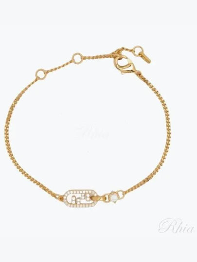 Oh Rock Crystal Bracelet Gold - FENDI - BALAAN 2