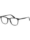 Eyewear Square Acetate Eyeglasses Black - MONCLER - BALAAN 1