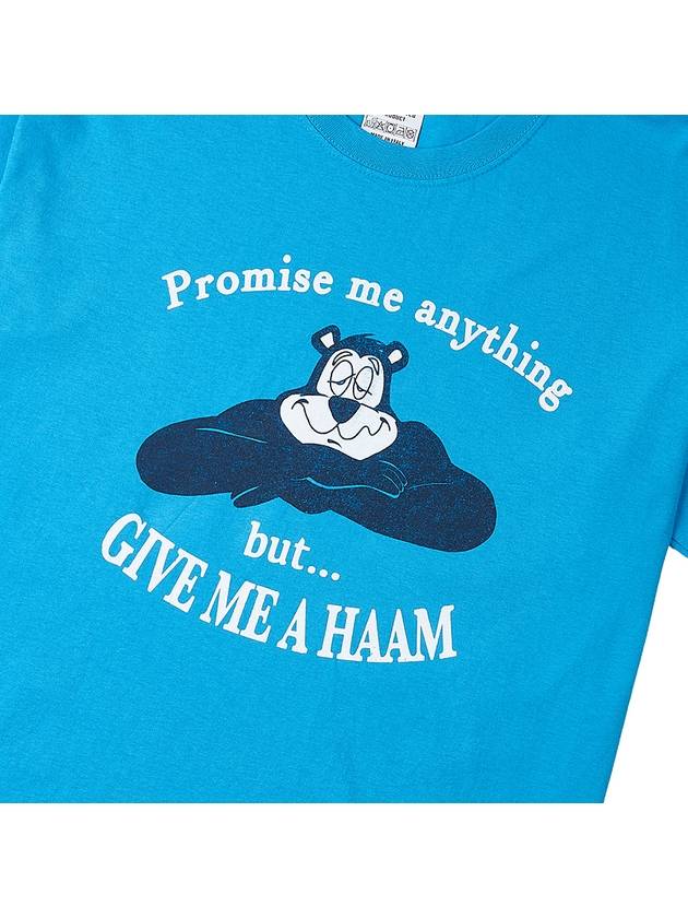 Wild Donkey Promise Short Sleeve TShirt T PROMISE STRONG WASHED AZURE - WILD DONKEY - BALAAN 5