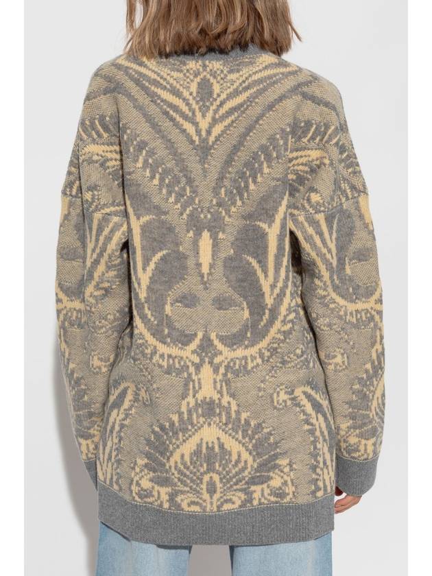 Etro Patterned Sweater, Women's, Grey - ETRO - BALAAN 4