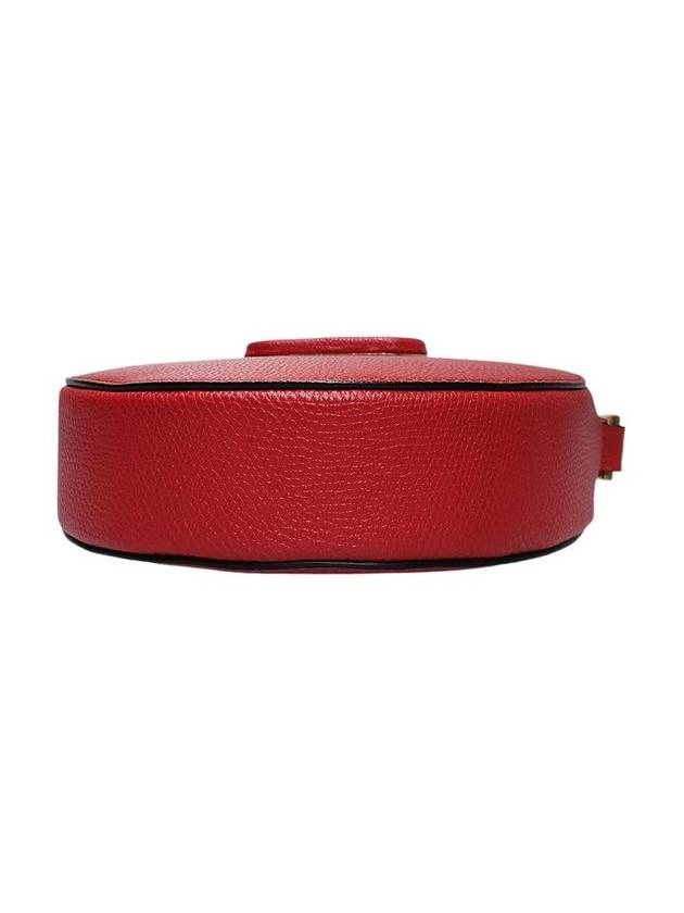 UW2P0U18RQR Red V logo round cross bag - VALENTINO - BALAAN 4