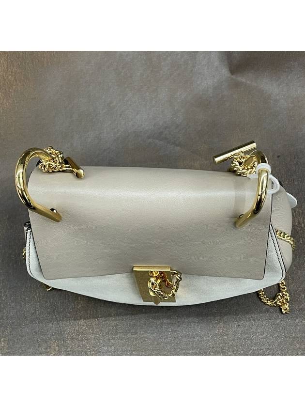 Drew Chain Shoulder Bag Grey - CHLOE - BALAAN 9