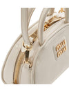 Patent Leather Top Handle Shoulder Bag White - MIU MIU - BALAAN 9