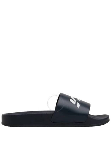 Vtmnts Men's Textured Logo Pool Slides, Brand Size 41 ( US Size 8 ) - VETEMENTS - BALAAN 1