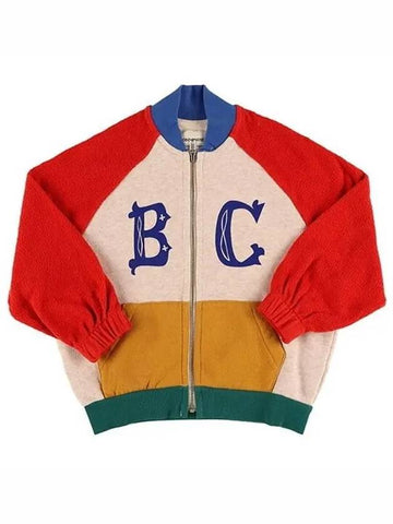 Jacket B224AC057 991 BC Logo Color Block Kids - BOBO CHOSES - BALAAN 1