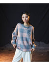 alpaca wool blend tartan check pullover PK - PEOPLE OF THE WORLD - BALAAN 1