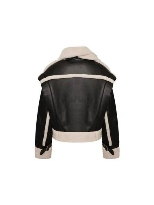 Feng Chen Wang SHERPA Double Side Shearling Jacket FUF16JK37 BLACK - FENG CHEN WANG - BALAAN 2