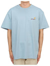 American Script Men s Short Sleeve T Shirt I029956 0F4XX - CARHARTT WIP - BALAAN 1