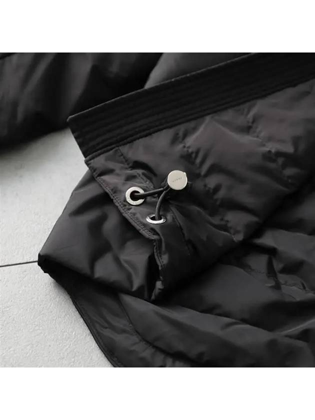 Re-Nylon Padded Jacket Black - PRADA - BALAAN 10