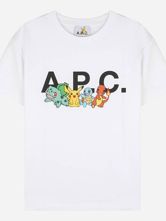 Pokémon Print Short Sleeve T-Shirt White - A.P.C. - BALAAN 2