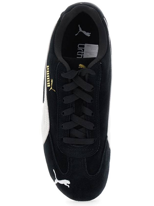 'Speedcat' Black Sneakers With Logo Print On The Side And Logo Lettering On The Side In Leather Unisex - PUMA - BALAAN 4