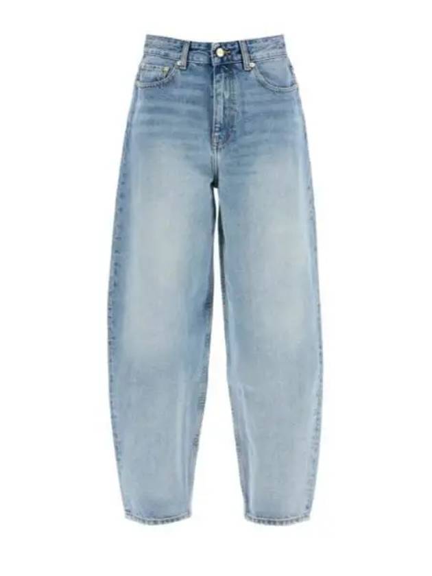 Stary Tapered Leg Jeans Blue - GANNI - BALAAN 2