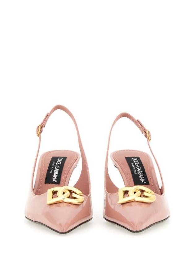 Dolce & Gabbana Leather Slingback - DOLCE&GABBANA - BALAAN 3