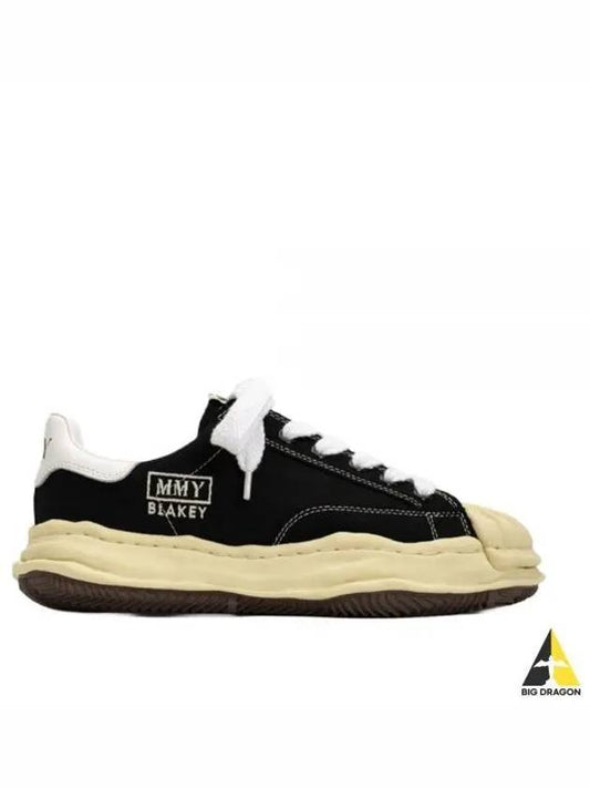 Blakey VL OG Sole Canvas Low-top Sneakers Black - MIHARA YASUHIRO - BALAAN 2