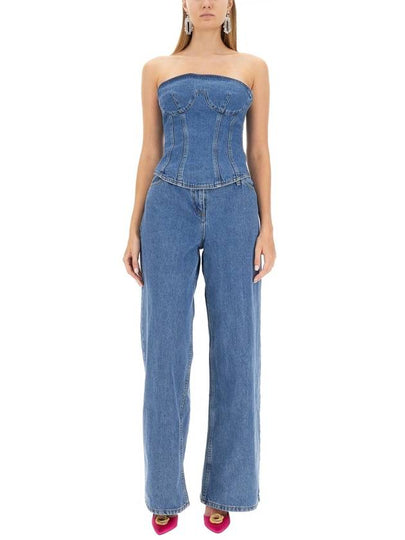 ULTRA LOW WAIST WIDE LEG JEANS - MAGDA BUTRYM - BALAAN 2