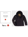 Garment Dye Zip-Up Hooded Jacket Black - TEN C - BALAAN 3