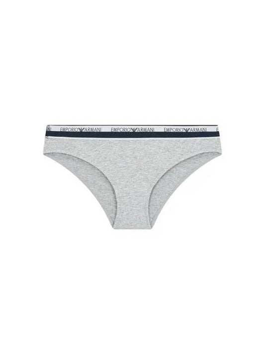 UNDERWEAR Women s Logo Line Band Briefs Melange Gray - EMPORIO ARMANI - BALAAN 1