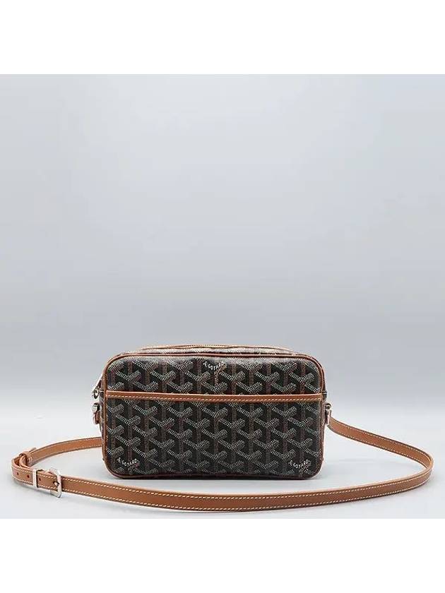 Black Tan PVC Carper PM Cross Bag - GOYARD - BALAAN 1