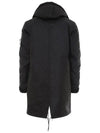 Shadow Project Fishtail Long Parka Black - STONE ISLAND - BALAAN 4