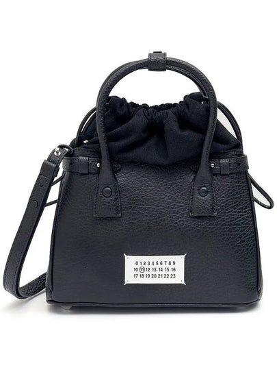 5AC Mini Drawstring Tote Bag Black - MAISON MARGIELA - BALAAN 2