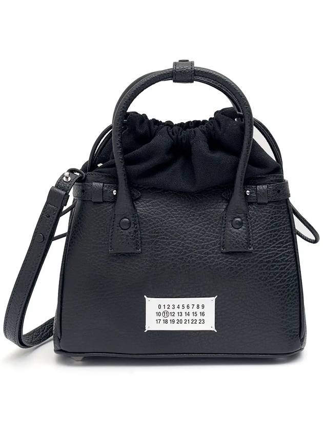 5AC Mini Drawstring Tote Bag Black - MAISON MARGIELA - BALAAN 3