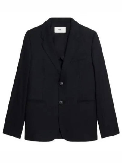 Two Button Blazer Jacket Black - AMI - BALAAN 2