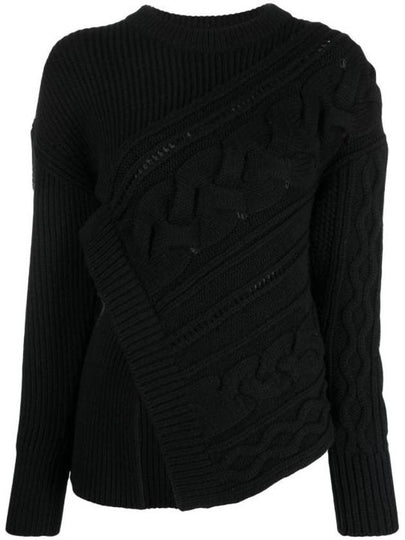 Piece Patch Knit Top Black - ALEXANDER MCQUEEN - BALAAN 2