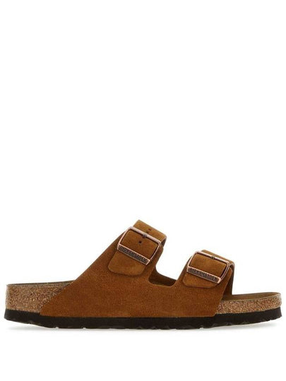 Arizona SFB Suede Slippers Mink - BIRKENSTOCK - BALAAN 2