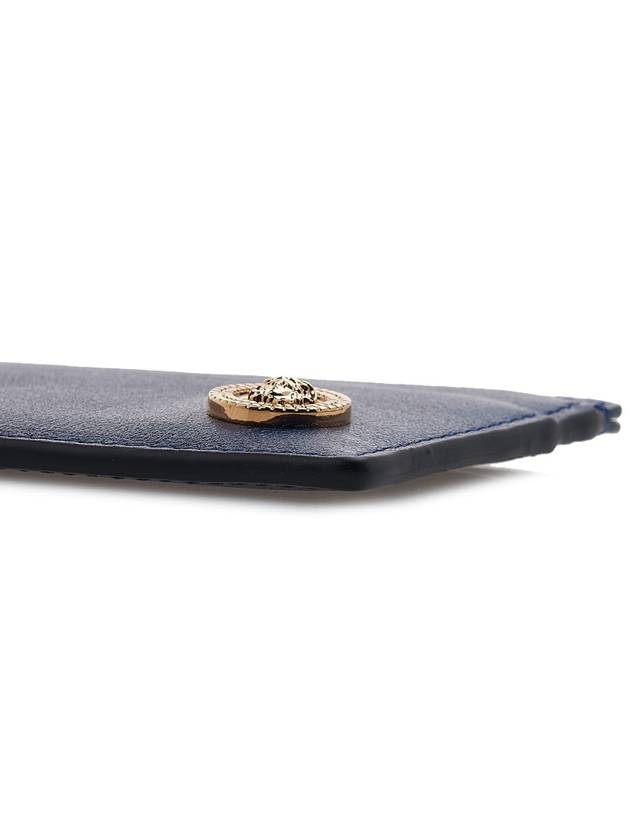 Circle Medusa Logo Two-tier Card Wallet Navy - VERSACE - BALAAN 9