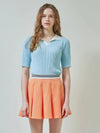Color combination whole garment slim knit MK4MP334 - P_LABEL - BALAAN 8