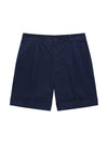 Men's Cotton One-Tuck Shorts Navy SW23EPA02NV - SOLEW - BALAAN 1