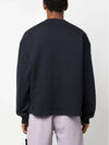 Marina Oversized Cotton Sweatshirt Navy - STONE ISLAND - BALAAN 5