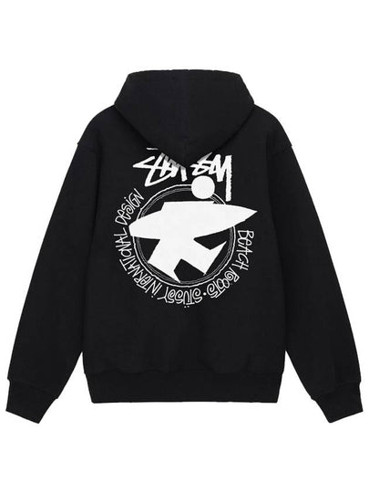 Beach Roots Hoodie Black - STUSSY - BALAAN 2